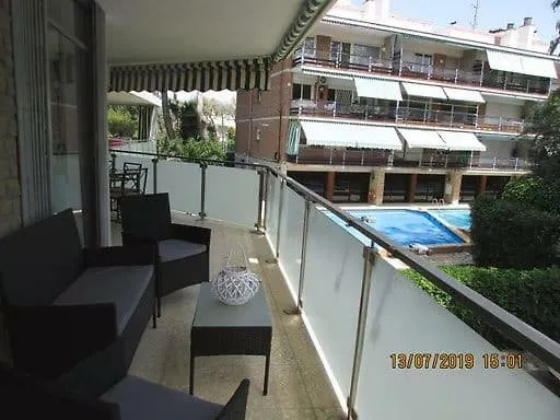 Apart.con Piscina En Zona Residencial Appartement Sitges